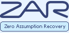 Windows data recovery with ZAR